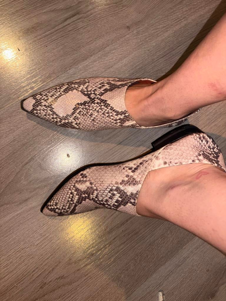 Santoni Leren Instappers - Exotisch Slangenleer - Nieuw, Kleding | Dames, Schoenen, Ophalen of Verzenden, Nieuw, Overige kleuren