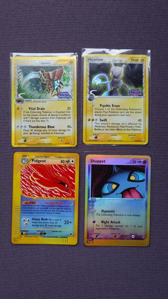 Pidgeot - Expedition Base set Reverse Holo EX, Ophalen of Verzenden, Zo goed als nieuw, Meerdere kaarten, Foil