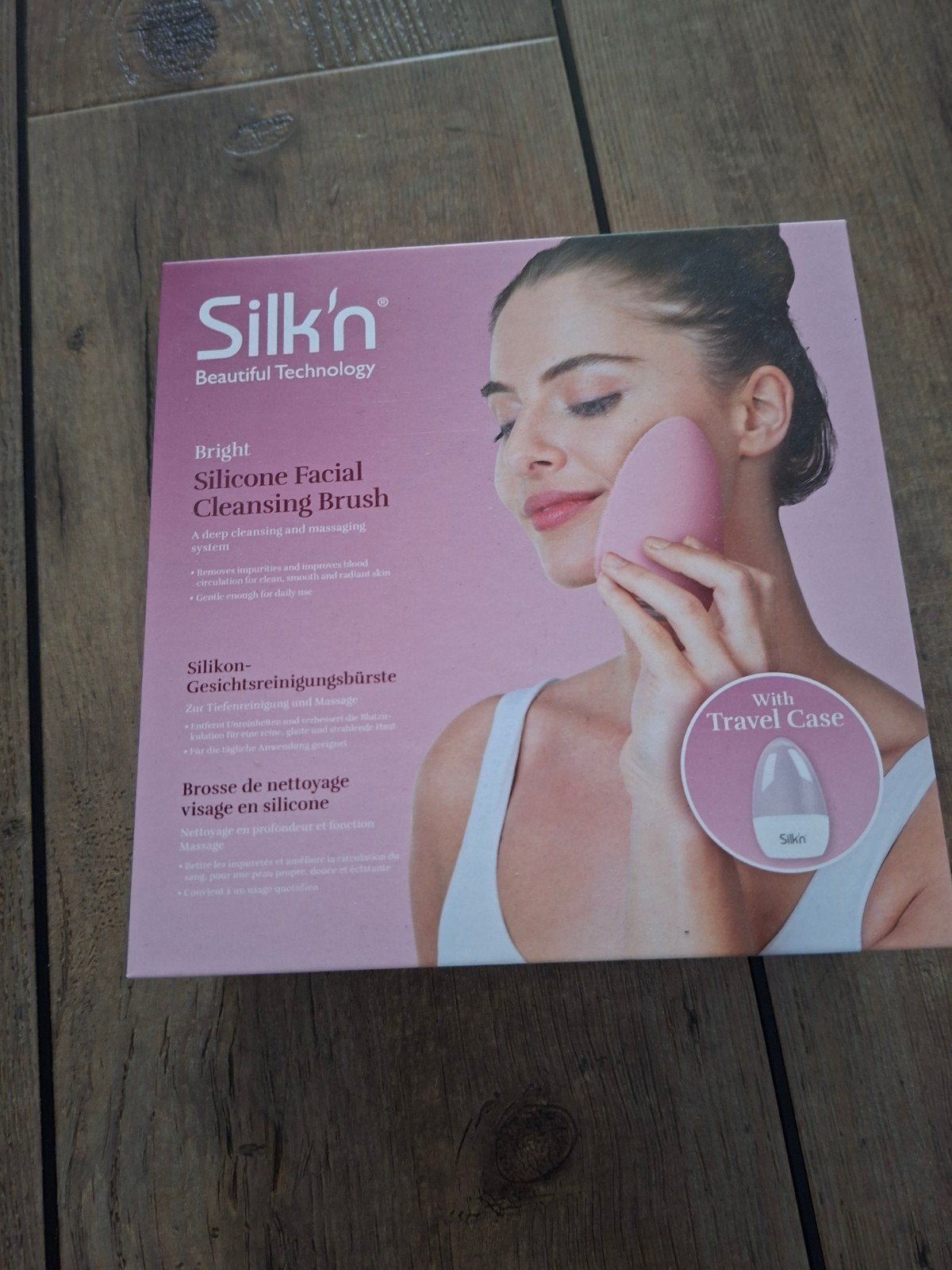 Silk'n Bright Silicone Gezichtsreinigingsborstel, Ophalen of Verzenden, Nieuw, Gehele gezicht, Reiniging