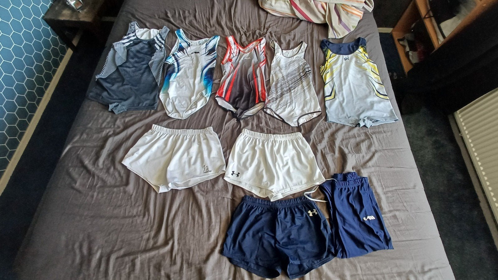 Turnpakjes en sportbroekjes, Sport en Fitness, Turnen, Ophalen of Verzenden, Gebruikt, Turnpak(je)