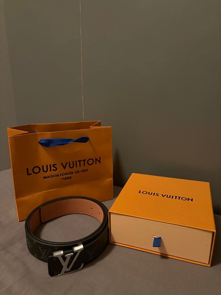 Louis Vuitton Riem 125cm, Zwart, Ophalen of Verzenden, Zo goed als nieuw, 115 cm of meer