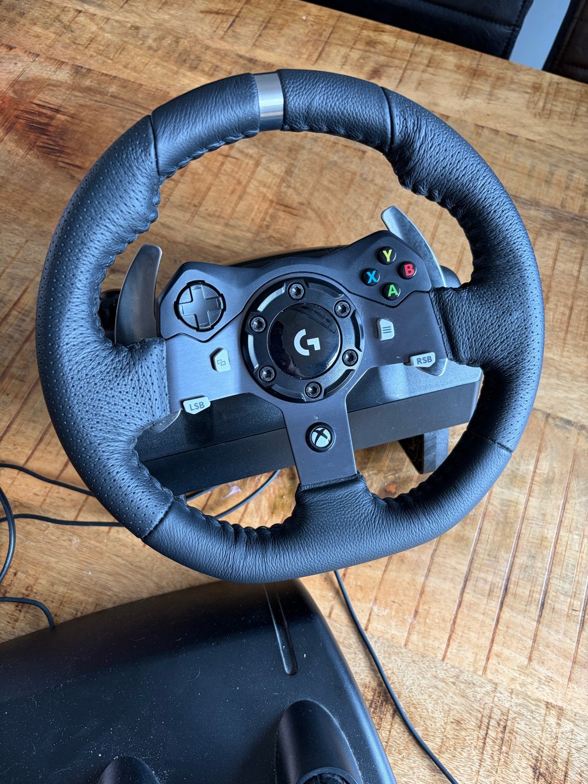 Logitech G920 Driving Force racestuur met pedalen, Spelcomputers en Games, Ophalen, Racestuur, Xbox, Force feedback