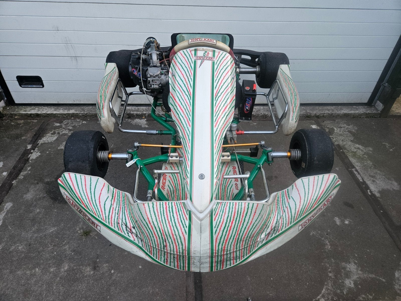 Tony Kart Racer 401 met Rk1 motor en onderdelen, Ophalen, Gebruikt, Kart