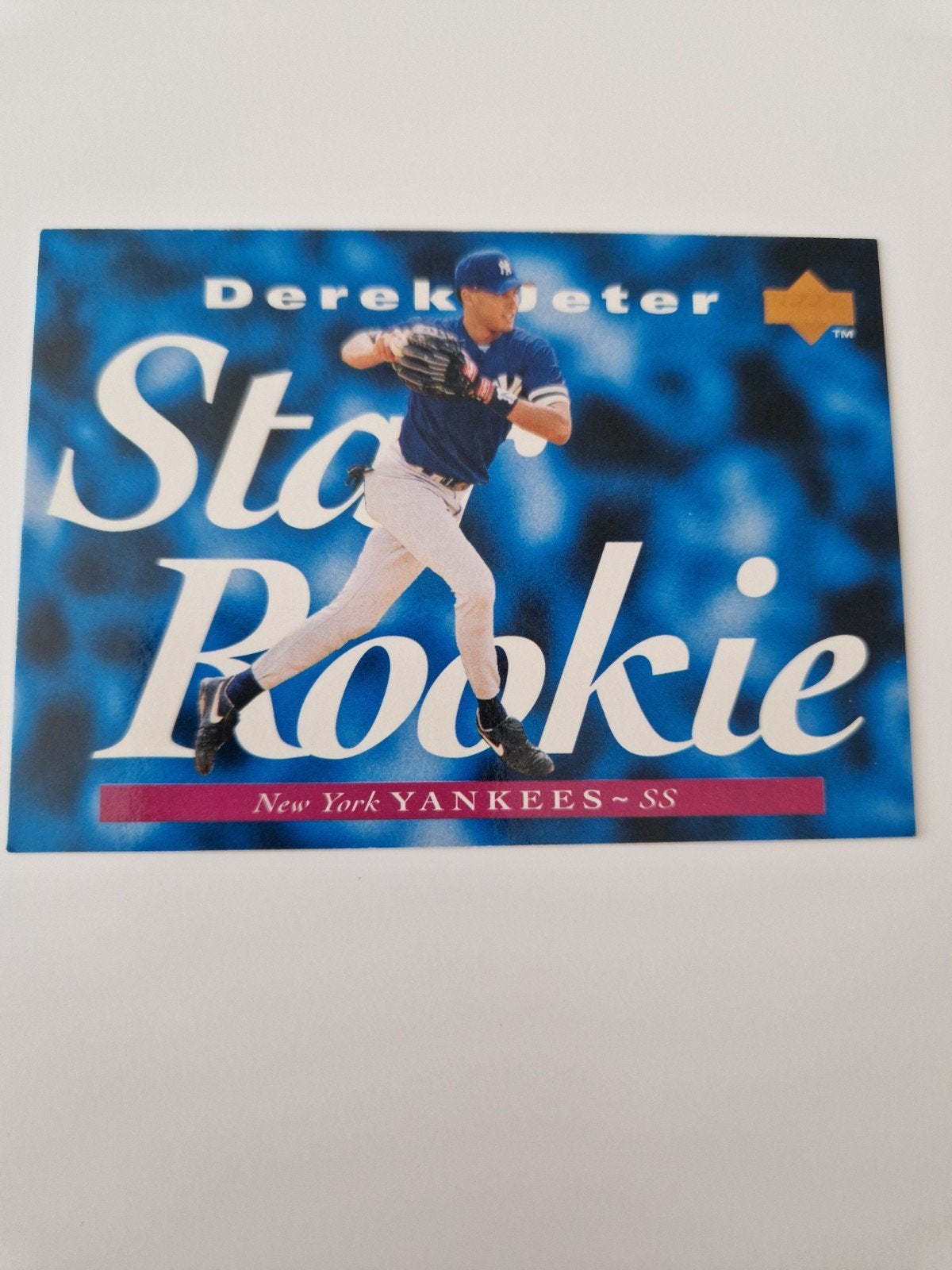 Derek Jeter Star Rookie kaart - New York Yankees, Verzamelen, Ophalen of Verzenden, Zo goed als nieuw, Buitenlandse clubs, Spelerskaart