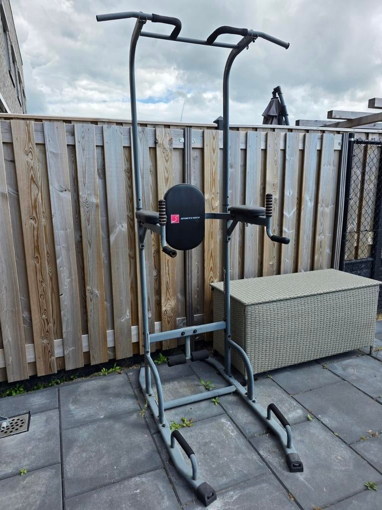 Power Tower / Dip Station / Optrekstang, Sport en Fitness, Ophalen, Gebruikt, Buik, Oprekstang