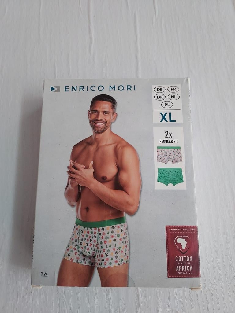 Enrico Mori  - 2-pack Regular Fit XL, Kleding | Heren, Ophalen of Verzenden, Overige kleuren, Enrico Mori, Boxer