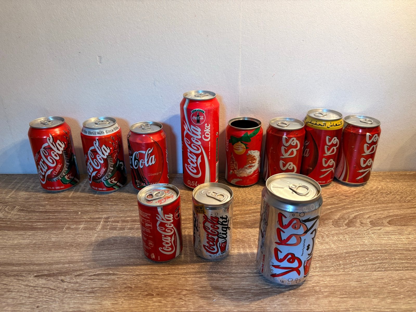 Verzameling Coca-Cola blikjes - Diverse edities, Verzamelen, Ophalen of Verzenden, Gebruikt