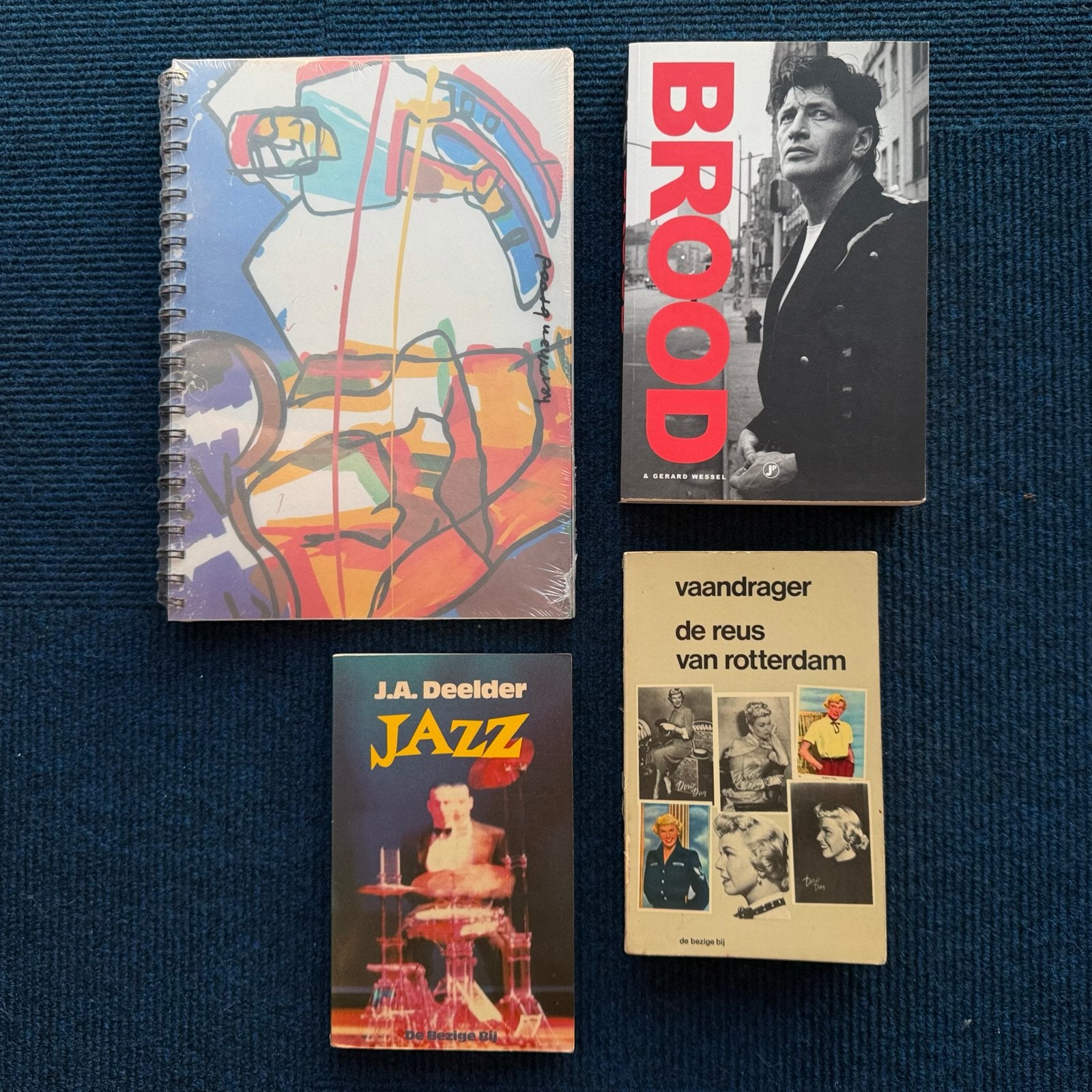 Diverse boeken: Herman Brood, Jules Deelder, Verzenden, Gelezen, Nederland