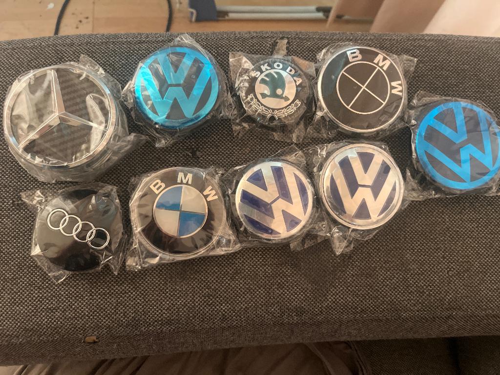 Naafdoppen bmw, Skoda, Mercedes, volkswagen, Ophalen of Verzenden, Nieuw