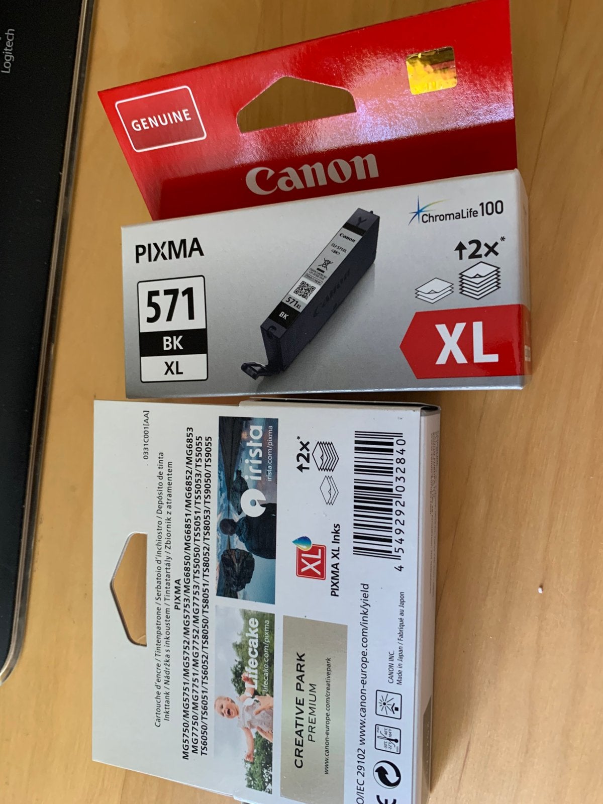 canon pixma 571 bk xl  cartridge zwart, Ophalen, Nieuw, Cartridge