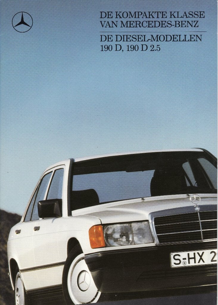 Mercedes-Benz 190 D, 190 D 2.5; W201, augustus 1987, Ophalen of Verzenden, Gelezen, Mercedes