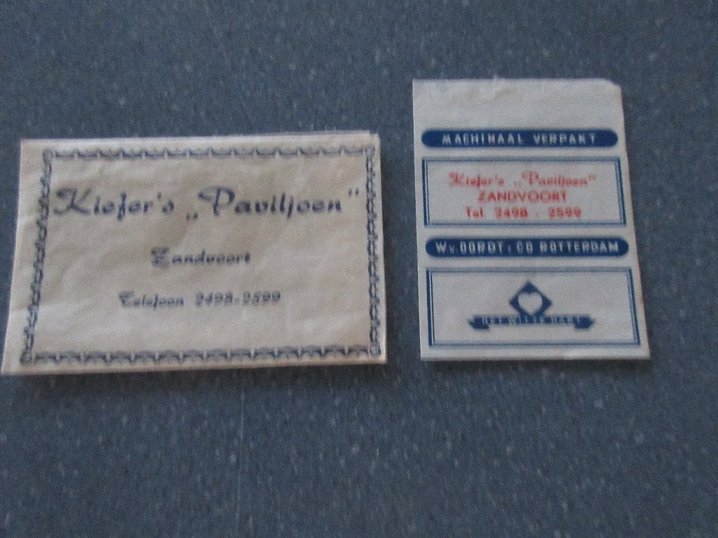 2 x Zandvoort, Kiefer's Paviljoen, Verzenden