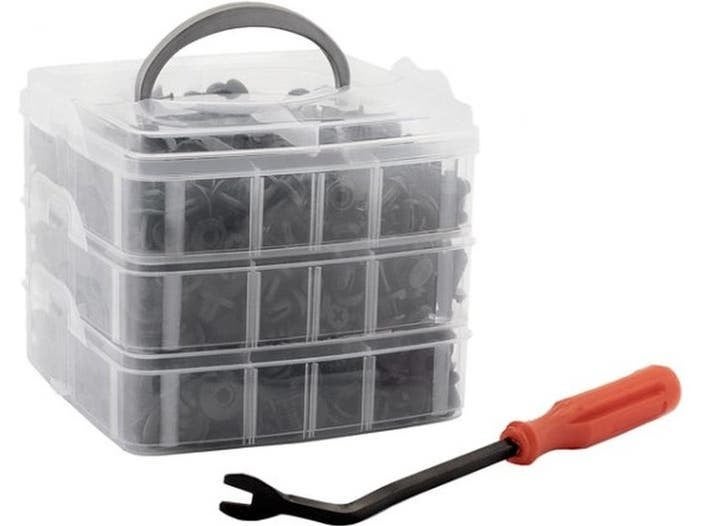 Assortiment automotive clips - met montagetang - 630 delig, Ophalen of Verzenden, Niet ingevuld, Niet ingevuld, Niet ingevuld