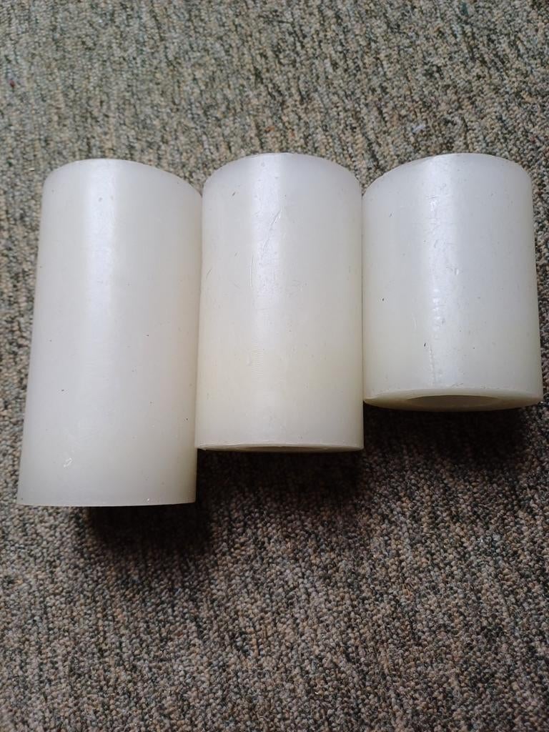 Set van 3 witte LED kaarsen, Ophalen, Overige materialen, Minder dan 25 cm