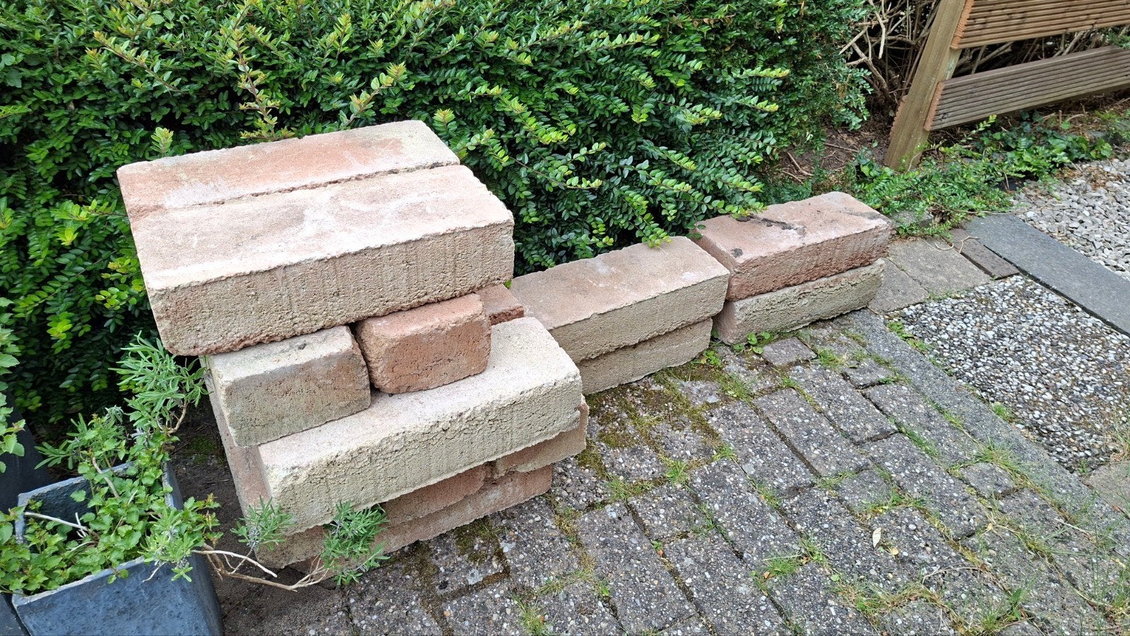 Gratis Stenen voor border, Ophalen, Overige typen, Nieuw, Minder dan 5 m²