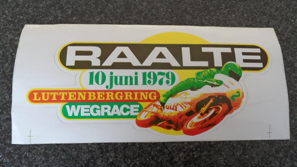 Raalte motorwegrace 1979 sticker circuit Luttenbergring, Verzenden, Zo goed als nieuw, Gebruiksvoorwerp