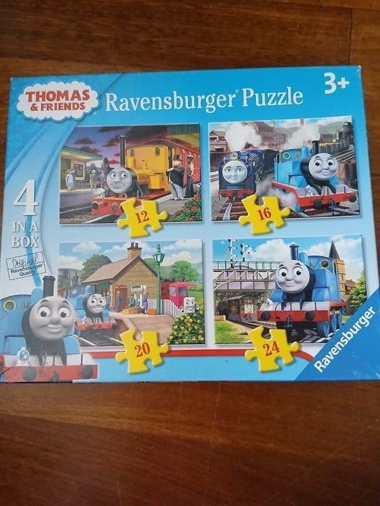 Ravensburger Thomas de Trein Puzzelset - 4 Puzzels, Ophalen of Verzenden