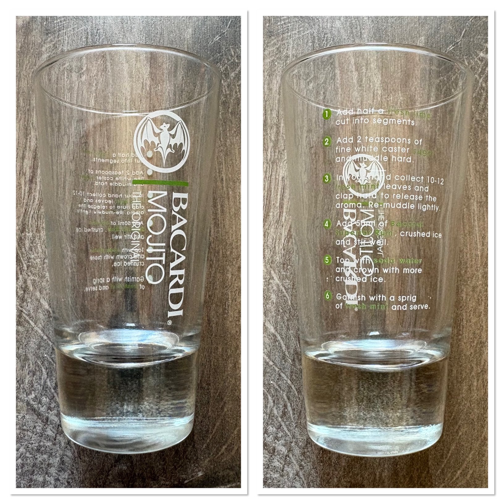Bacardi Mojito Glas, Ophalen of Verzenden