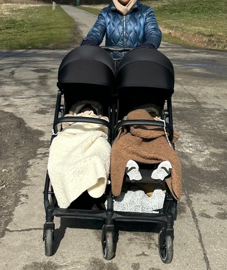 Deryan Rolo X2 XL Duo Buggy - Duowagen / Tweelingbuggy, Gebruikt, Duowagen, Ophalen, Kinderwagen