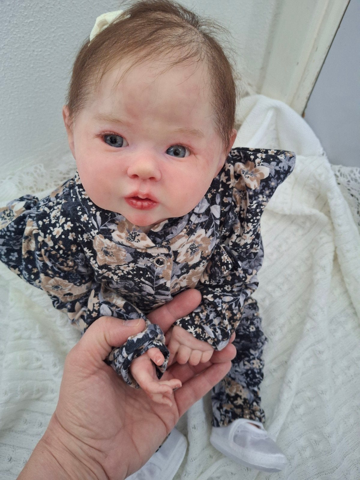 Reborn baby 🌸, Ophalen of Verzenden, Zo goed als nieuw, Babypop