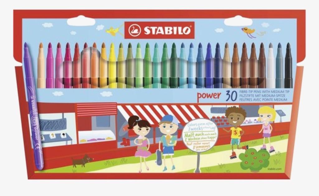 Stabilo Power Viltstiften, Verzenden, Potlood of Stift