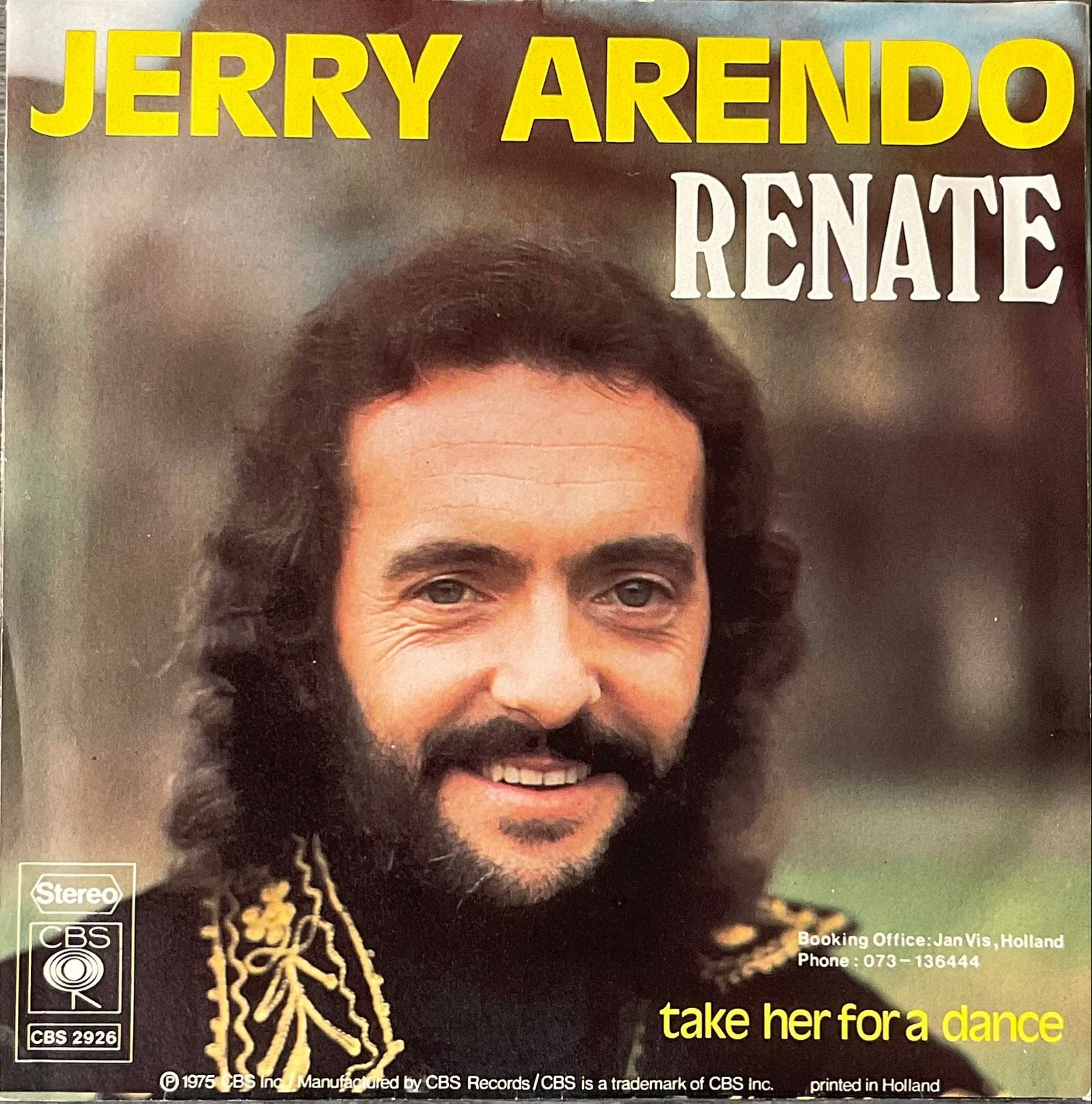 JERRY ARENDO - Renate (NL’75) ALS NIEUW (NLop23), Verzenden, 7 inch