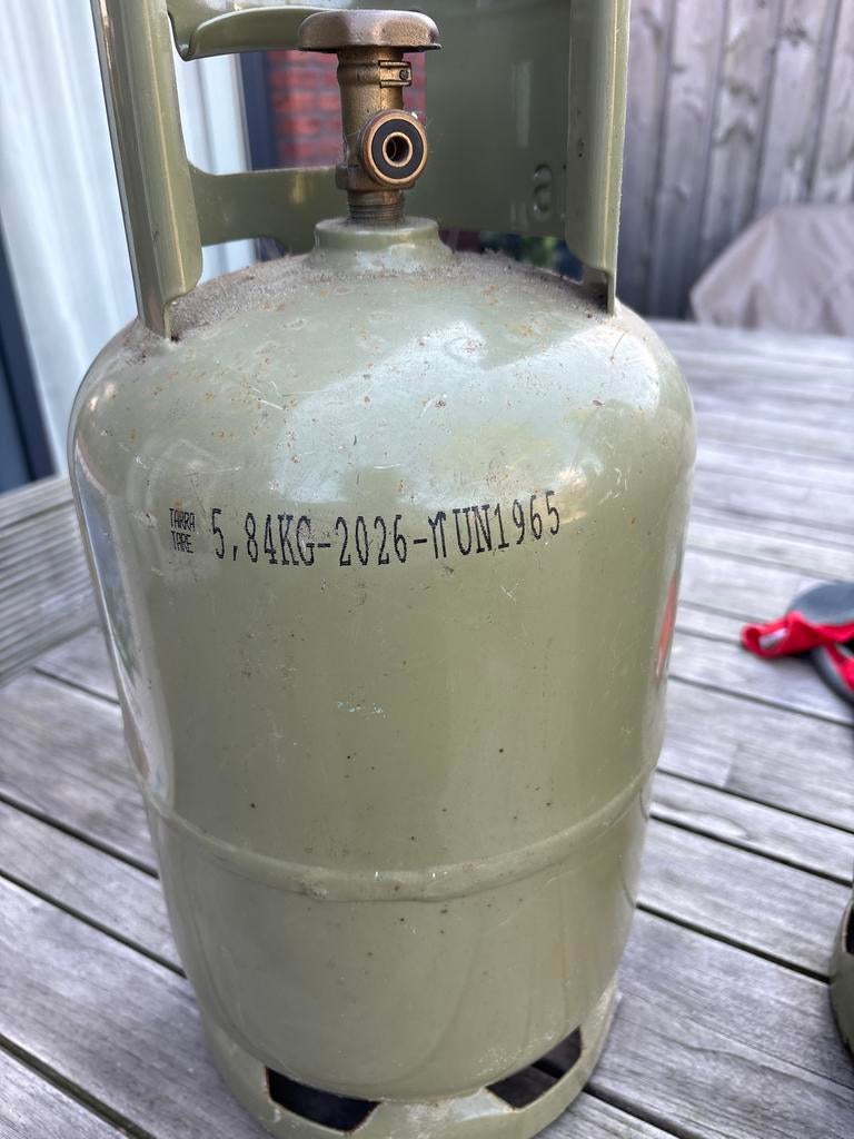 Gasfles 5,84KG - Keurdatum 2026, Caravans en Kamperen, Kampeeraccessoires, Ophalen, Gebruikt