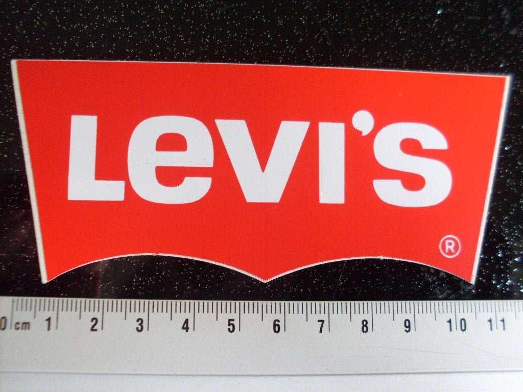sticker levi's logo, Verzamelen, Verzenden, Zo goed als nieuw, Merk