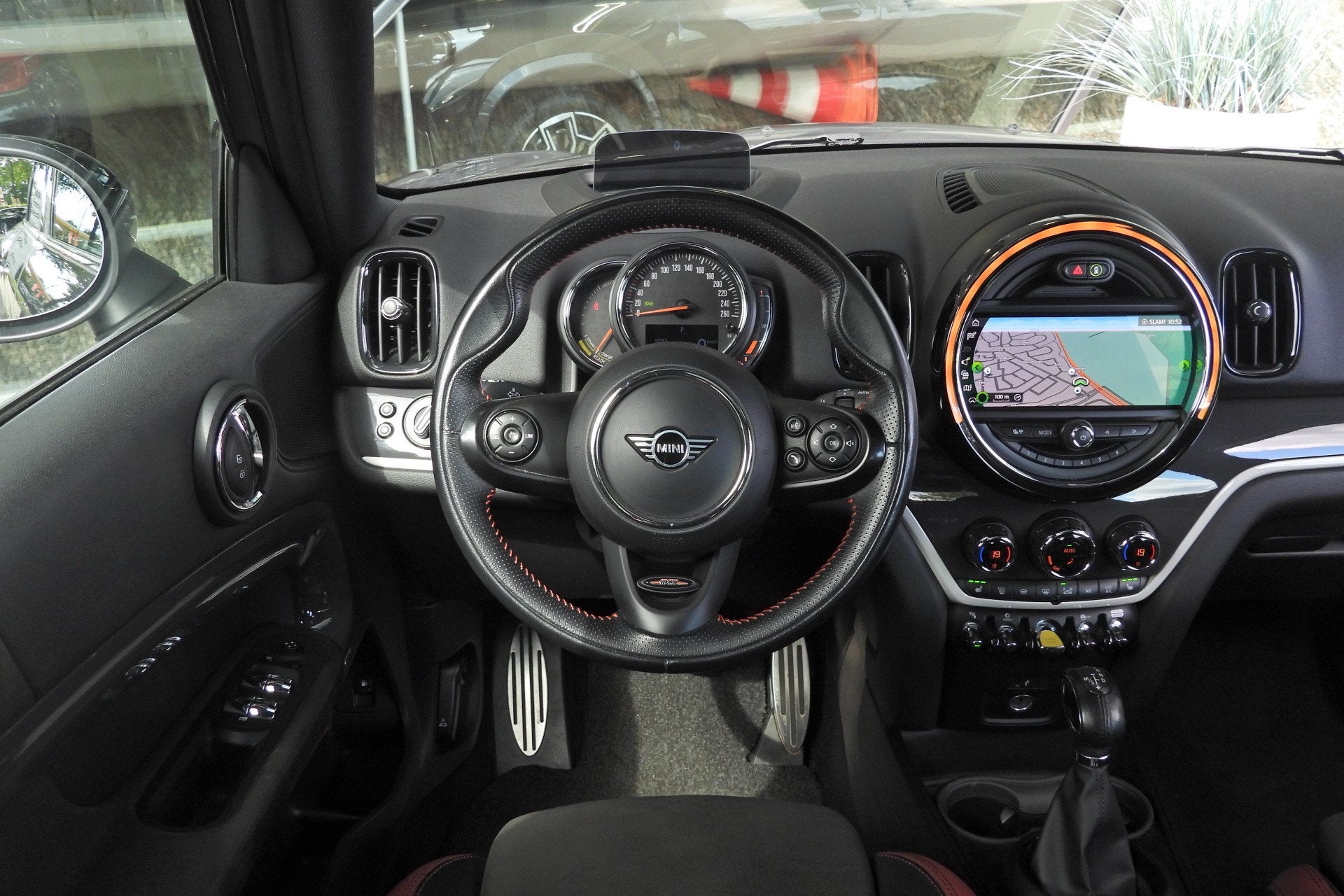 MINI Countryman Cooper SE ALL4 JCW Automaat / Panoramadak /, Auto's, Gebruikt, Vierwielaandrijving, Hybride Elektrisch/Benzine