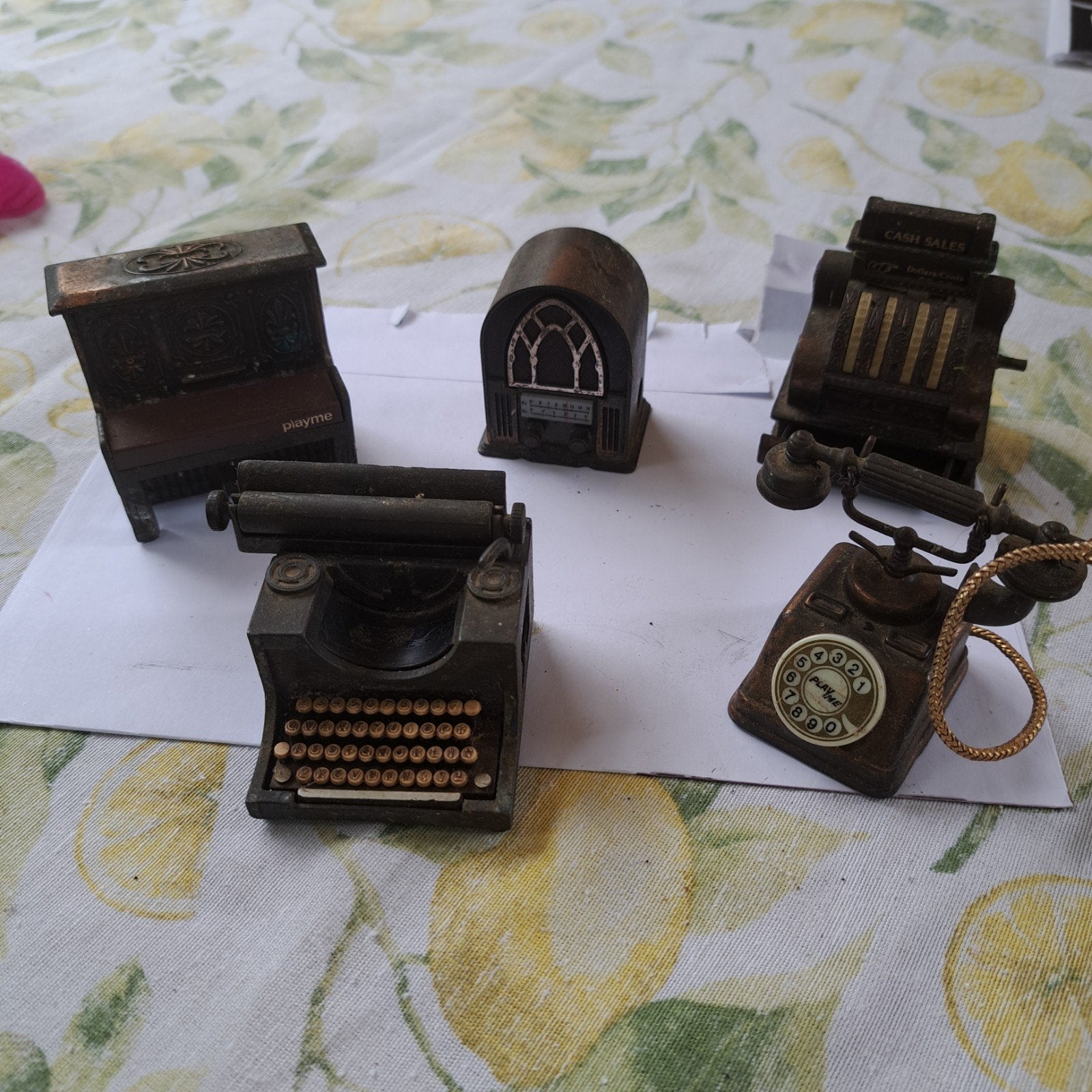 Set van 5 Playme miniatuur puntenslijpers - Vintage, Ophalen of Verzenden