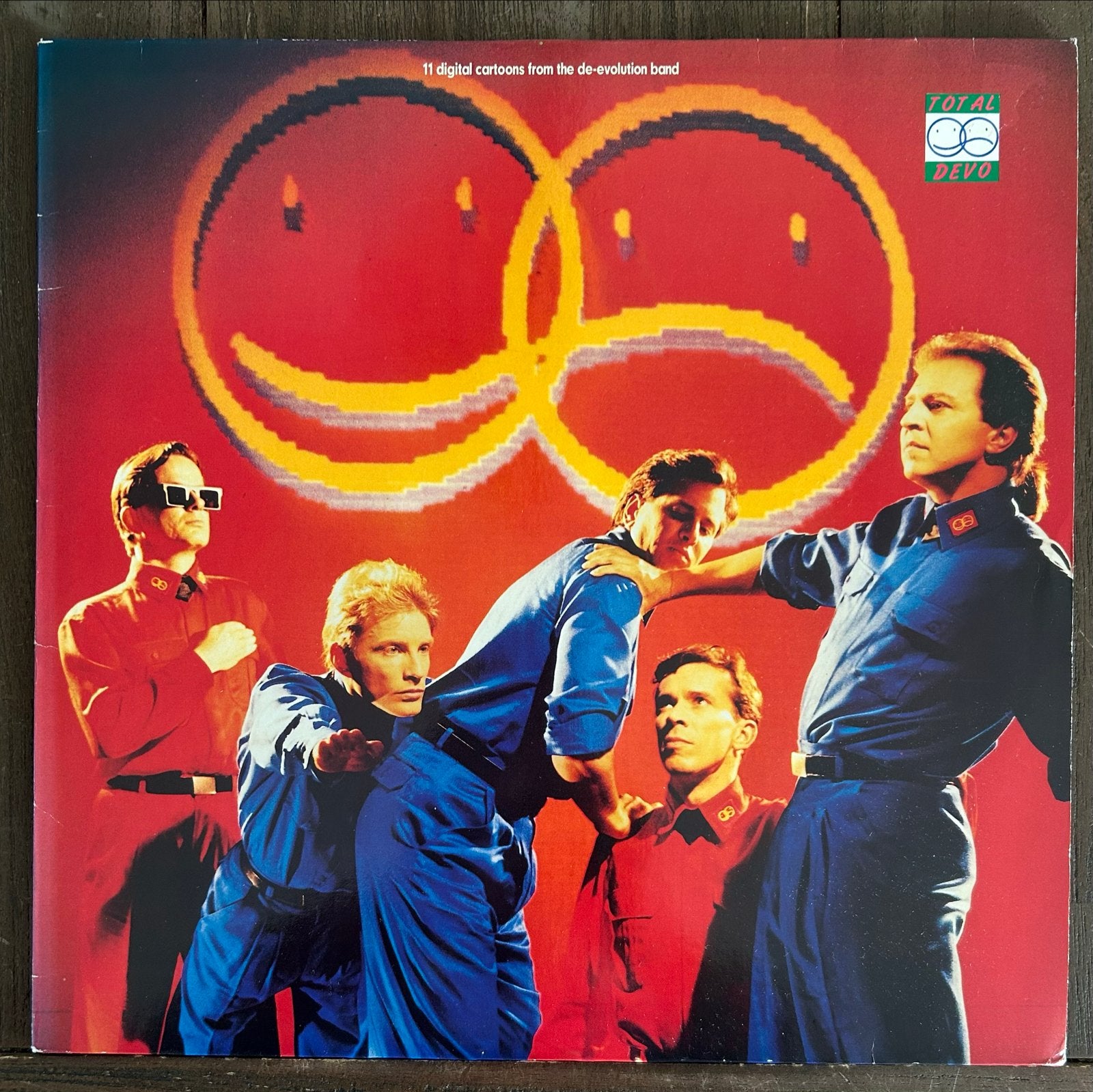 DEVO - Total Devo LP (1988) Pop Rock Synthpop Vinyl, LP, Gebruikt, Pop, Ophalen of Verzenden