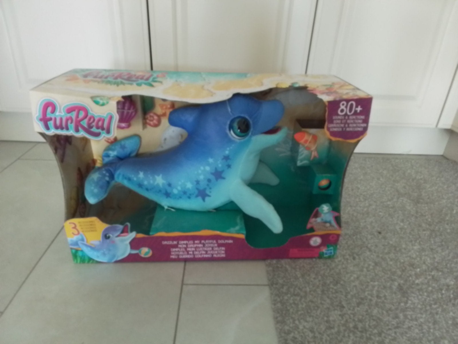 nieuw in doos FurReal Dolfijn Knuffel - Interactief Speelgoe, Verzamelen, Ophalen of Verzenden, Zo goed als nieuw