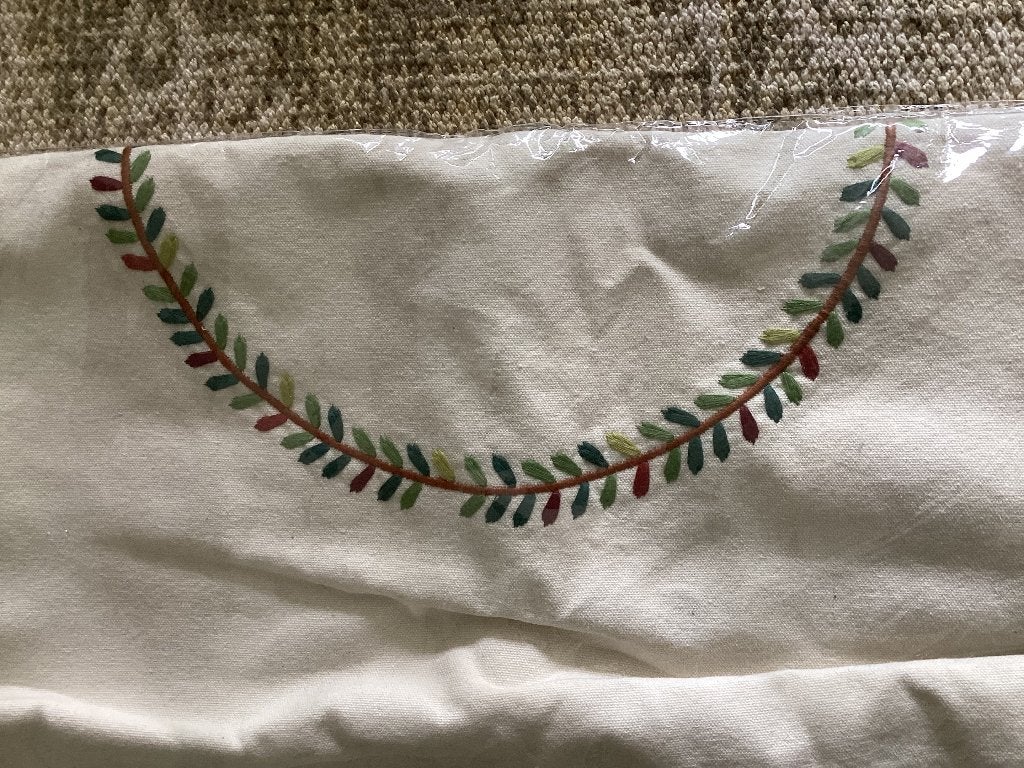 Tafelloper met bestek-etui, nieuw, Egyptisch katoen, Ophalen of Verzenden, Nieuw, Rechthoek