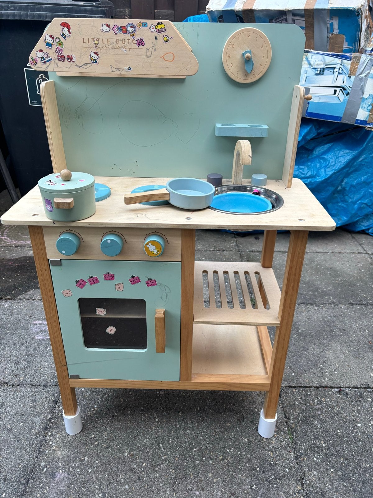 Little Dutch Speelkeuken - Houten Kinderkeuken, Kinderen en Baby's, Speelgoed | Speelkeukens, Ophalen, Gebruikt, Hout, Speelkeuken
