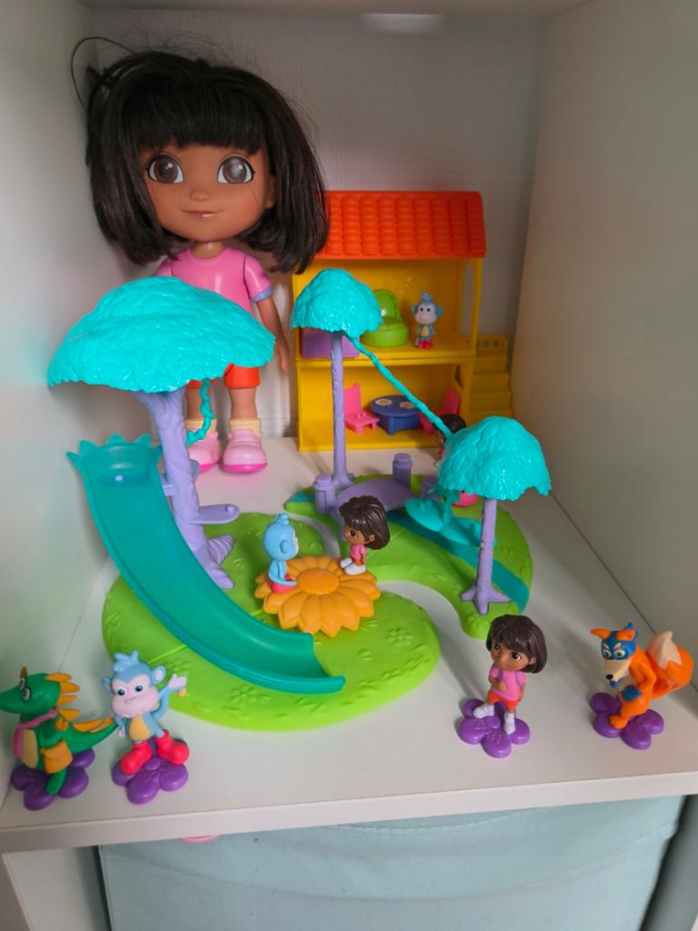 Dora the Explorer pop, huis, speeltuin en figuren, Ophalen of Verzenden, Zo goed als nieuw, Jongen of Meisje