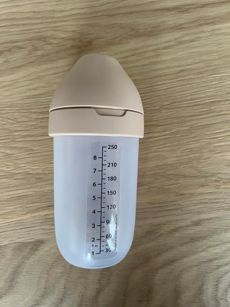 Difrax Lovi Mammafeel fles 250 ml, Kinderen en Baby's, Babyvoeding en Toebehoren, Ophalen of Verzenden, Zo goed als nieuw, Overige typen