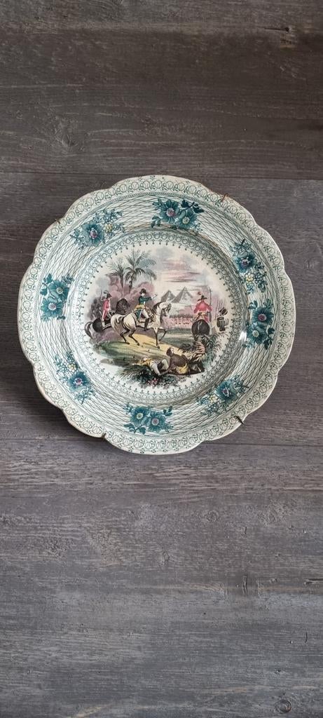 Antiek Wandbord Napoleon - Decoratief Wandbord, Antiek en Kunst, Ophalen of Verzenden