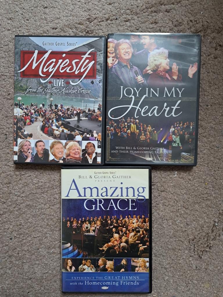 3X DVD - Gaither Gospel Series - 20,-, Cd's en Dvd's, Alle leeftijden, Ophalen of Verzenden, Zo goed als nieuw