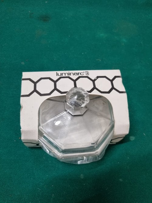 Suiker bowl luminarc met deksel, Ophalen of Verzenden