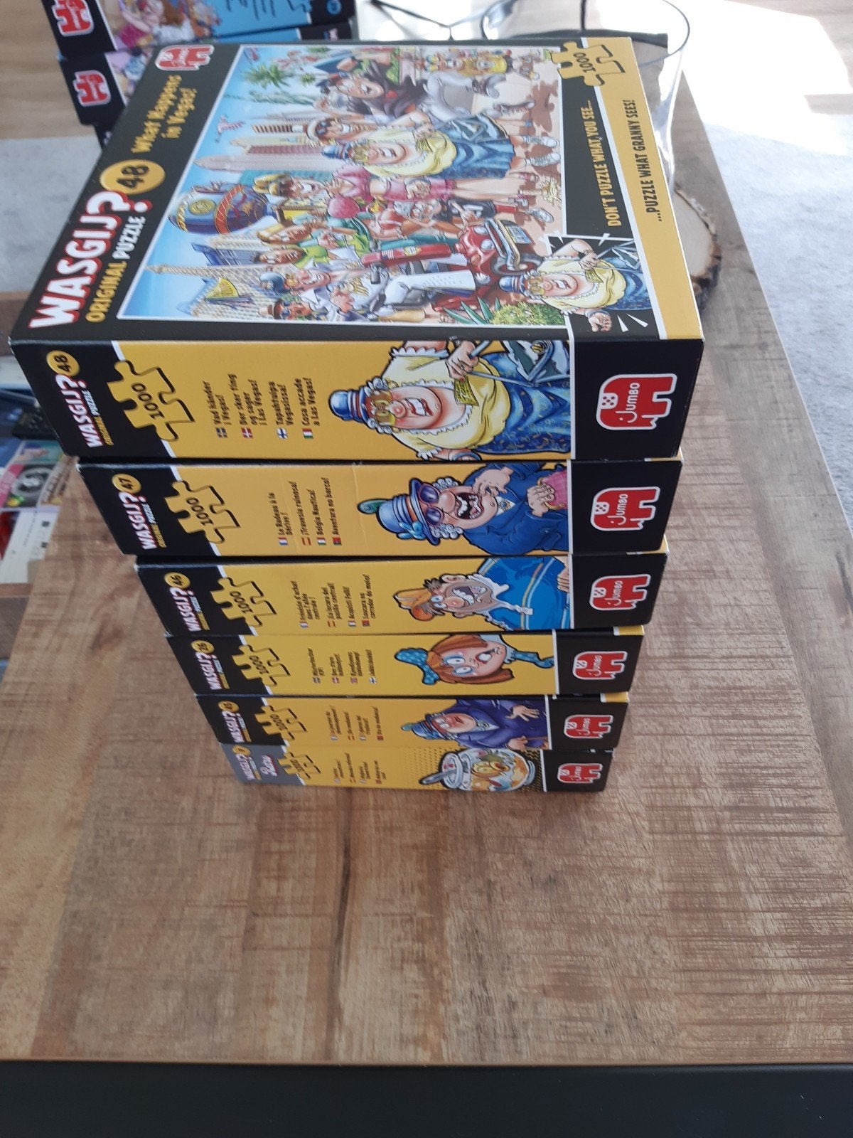 Heel veel Wasgij en Van Haasteren puzzels, zie tekst, Ophalen of Verzenden, 500 t/m 1500 stukjes, Zo goed als nieuw