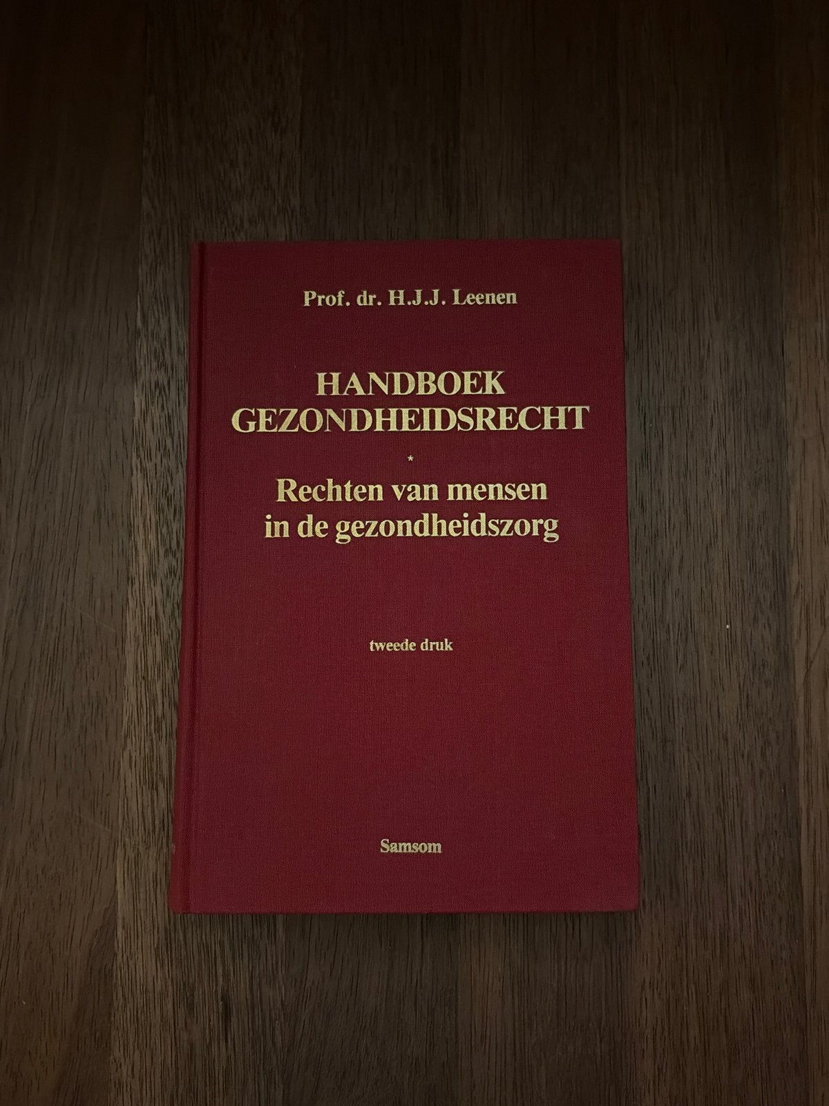 Handboek Gezondheidsrecht - Rechten van mensen, Boeken, Ophalen of Verzenden, Gamma, Gelezen, HBO