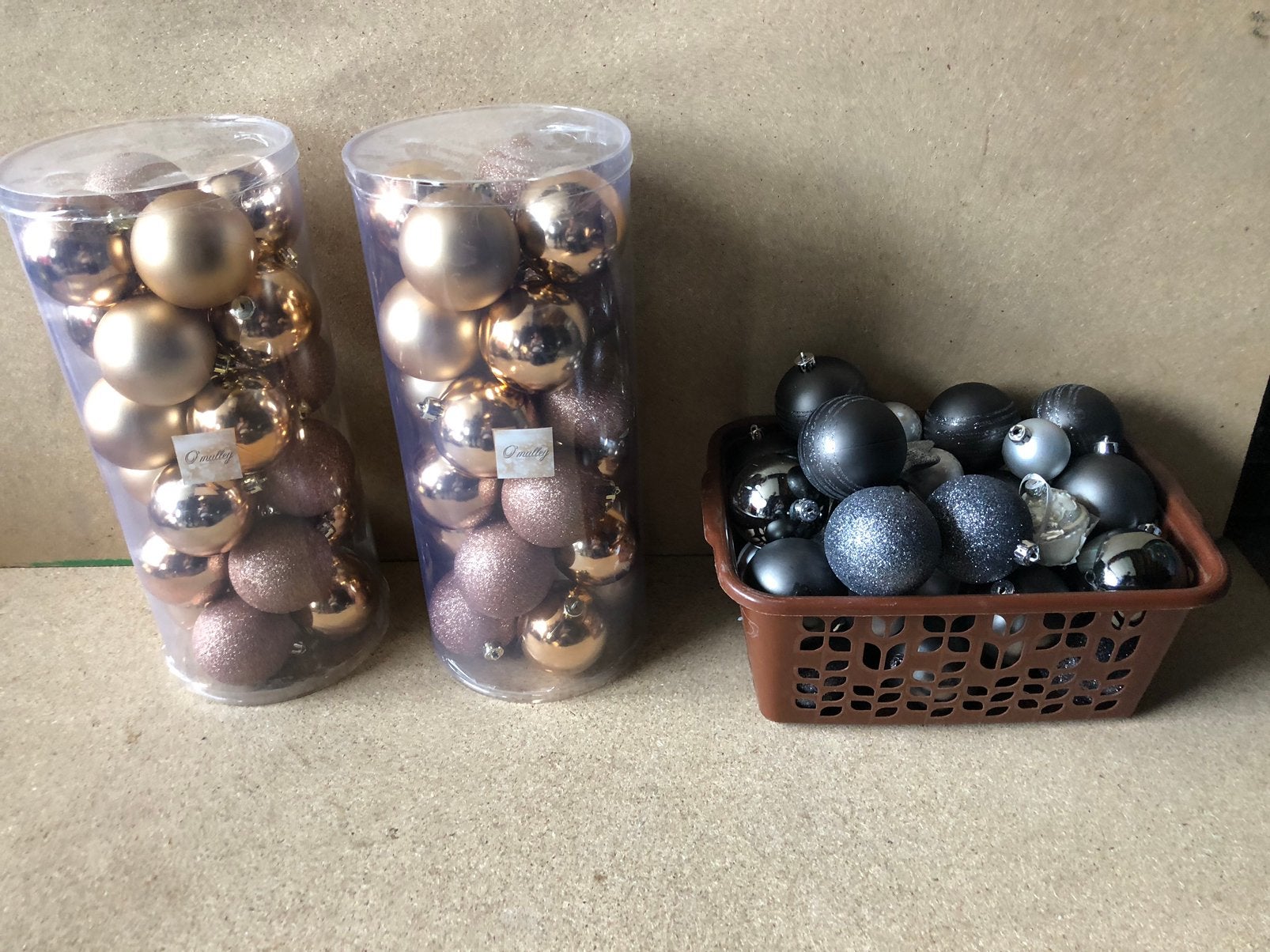 Diverse kerst ballen goud en zilver, Diversen, Ophalen of Verzenden, Gebruikt