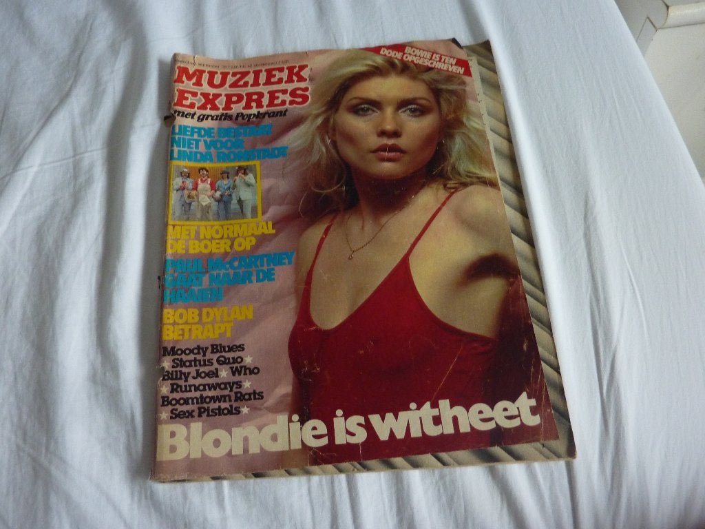 MUZIEK EXPRES 1978-NORMAAL-SEX PISTOLS--MOODY BLUES-B DYLAN, Verzenden, 1960 tot 1980, Tijdschrift