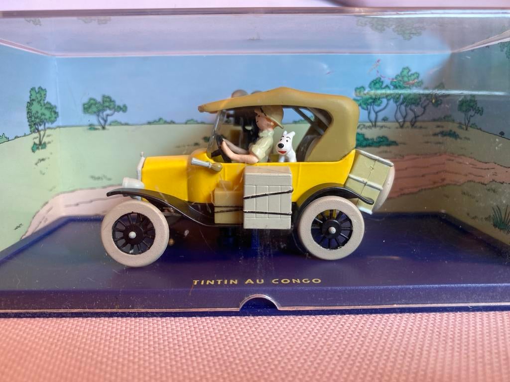 Kuifje in Congo - Ford T 1910 modelauto voor verzamelaars, Verzamelen, Ophalen of Verzenden, Nieuw
