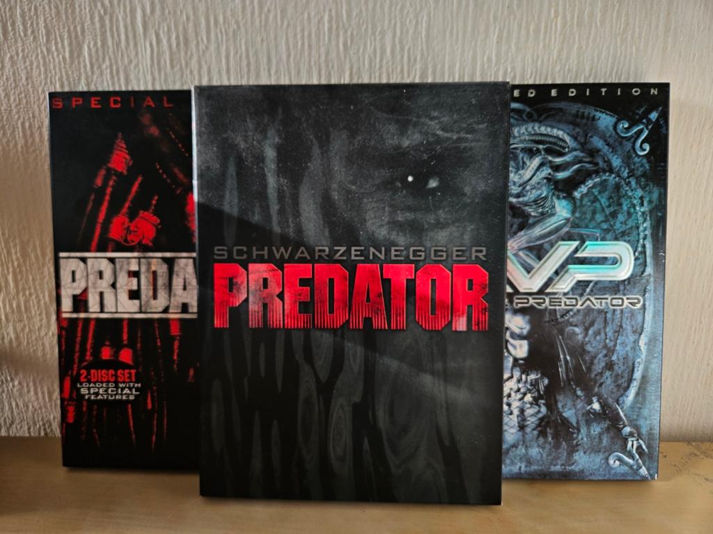 Predator, Predator 2, Alien vs. Predator dvd, Gebruikt, Vanaf 16 jaar, Boxset, Actiethriller
