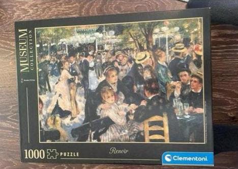 Clementoni Museum Collection Renoir 1000 stukjes puzzel, Ophalen of Verzenden, 500 t/m 1500 stukjes, Zo goed als nieuw, Legpuzzel
