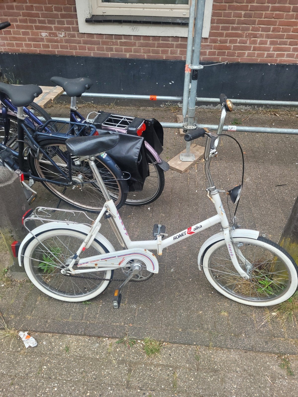 Romet Alka "arrow" opvouwbare fiets, Fietsen en Brommers, 20 inch of meer, Gebruikt, Velgrem, Totaal opvouwbaar