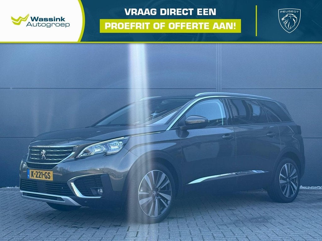Peugeot 5008 1.2 PureTech 130pk S&amp;S EAT8 Allure, Auto's, Peugeot, Bedrijf, Te koop, Achteruitrijcamera, Airbags, Airconditioning
