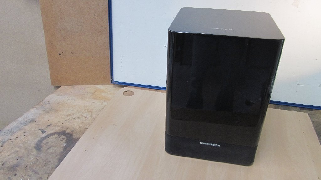 Harman/Kardon SUB-TS2BQ Powered Subwoofer, 150 watt of meer, Subwoofer, Ophalen of Verzenden, Harman Kardon