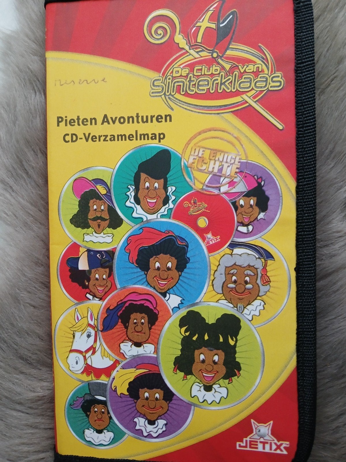 Vintage verzamelmap met 11 cd's van de club van Sinterklaas, Diversen, Sinterklaas, Ophalen, Zo goed als nieuw